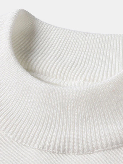 Beau Garcon | Faux Fur Lined Mock Neck Sweater