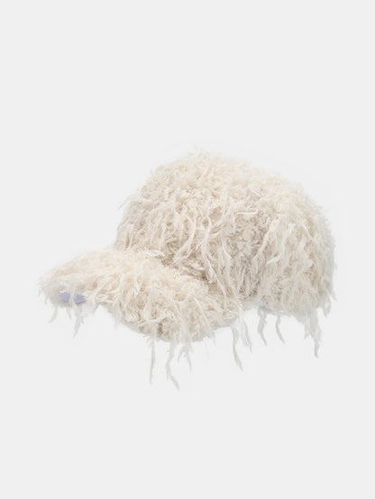 Beau Garcon | Faux Fur Plush Warm Baseball Cap