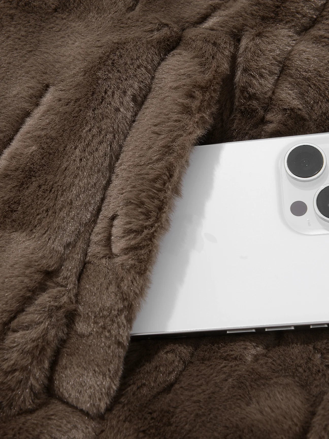 Beau Garcon | Faux Fur Shawl Collar Long Line Coat