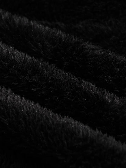 Beau Garcon | Faux Fur Shawl Collar Long Line Coat