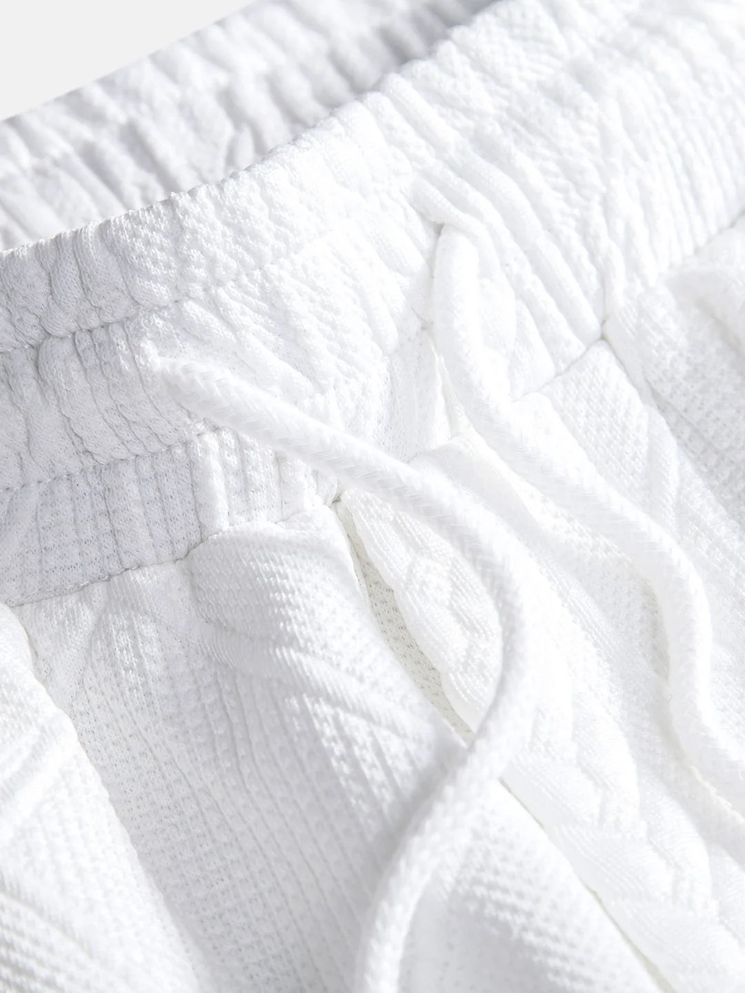 Beau Garcon | Geometric Jacquard Drawstring Shorts