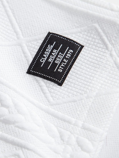 Beau Garcon | Geometric Jacquard Drawstring Shorts