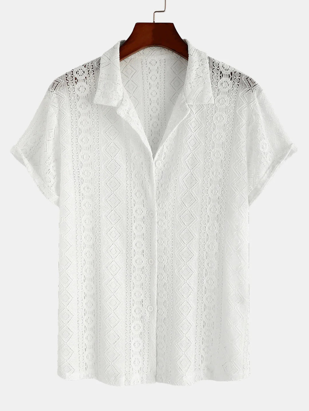 Beau Garcon | Geometry Textured Cuban Shirt