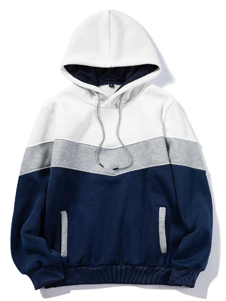 Beau Garcon | Kangaroo Colorblock Drawstring Hoodie
