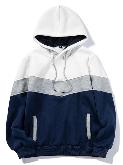 Beau Garcon | Kangaroo Colorblock Drawstring Hoodie