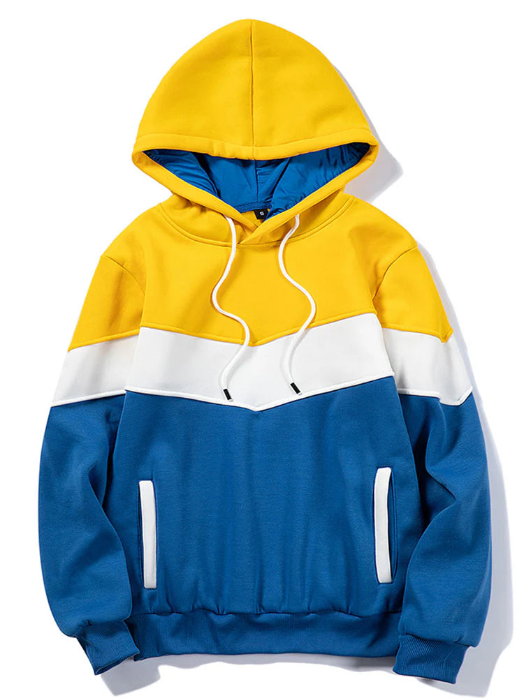 Beau Garcon | Kangaroo Colorblock Drawstring Hoodie