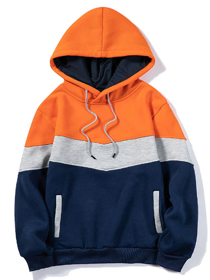 Beau Garcon | Kangaroo Colorblock Drawstring Hoodie