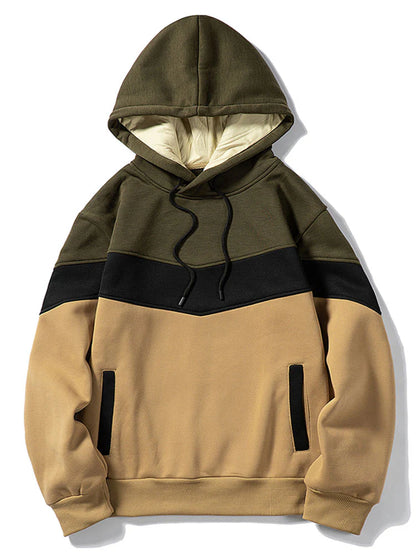 Beau Garcon | Kangaroo Colorblock Drawstring Hoodie