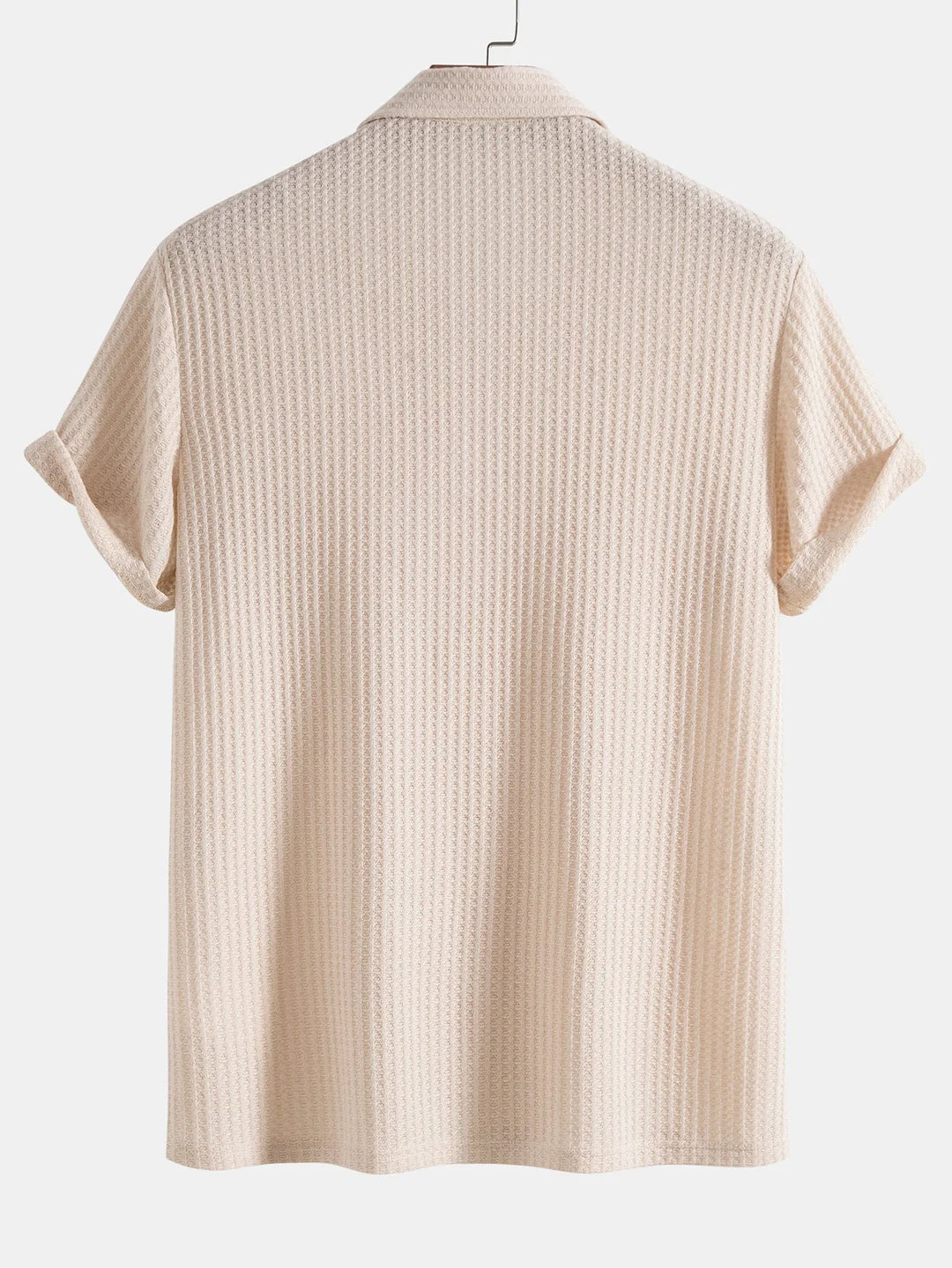 Beau Garcon | Knitted Waffle Polo Shirt