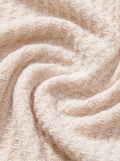 Beau Garcon | Knitted Waffle Polo Shirt