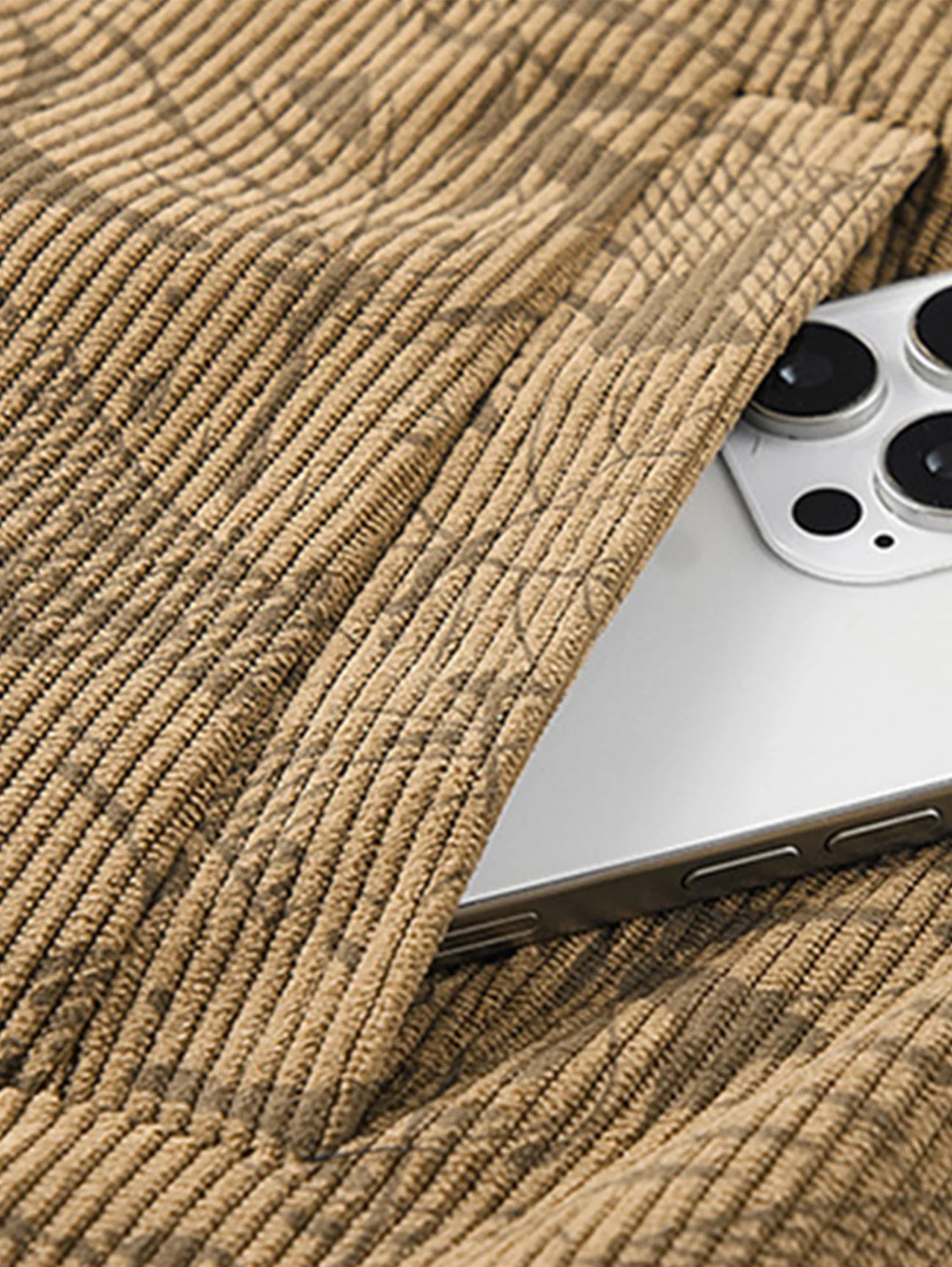 Beau Garcon | Leaf Print Corduroy Jacket