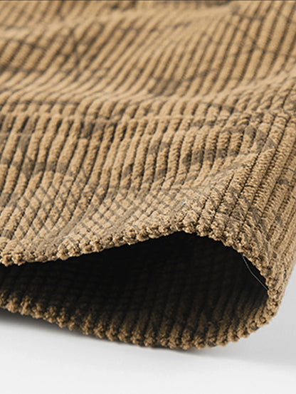 Beau Garcon | Leaf Print Corduroy Jacket