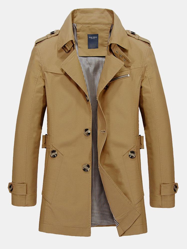 Beau Garcon | Long Line Chino Coat