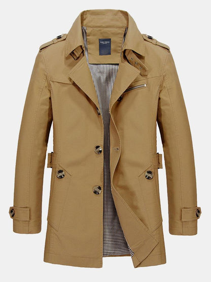 Beau Garcon | Long Line Chino Coat