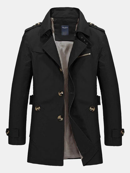 Beau Garcon | Long Line Chino Coat