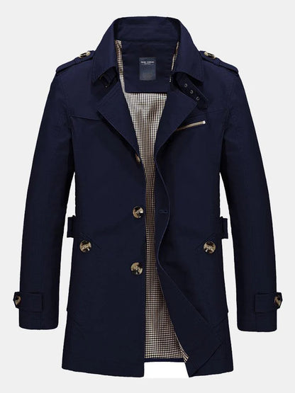 Beau Garcon | Long Line Chino Coat