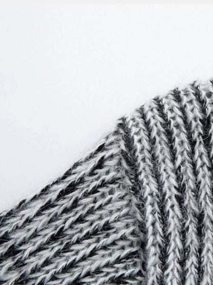 Beau Garcon | Long Line Horn Buckle Hooded Knitted Cardigan