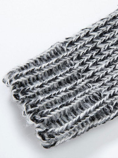 Beau Garcon | Long Line Horn Buckle Hooded Knitted Cardigan