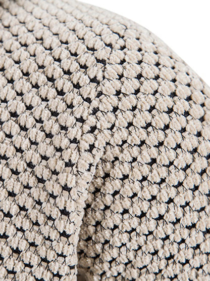 Beau Garcon | Long Line Textured Hooded Sweater