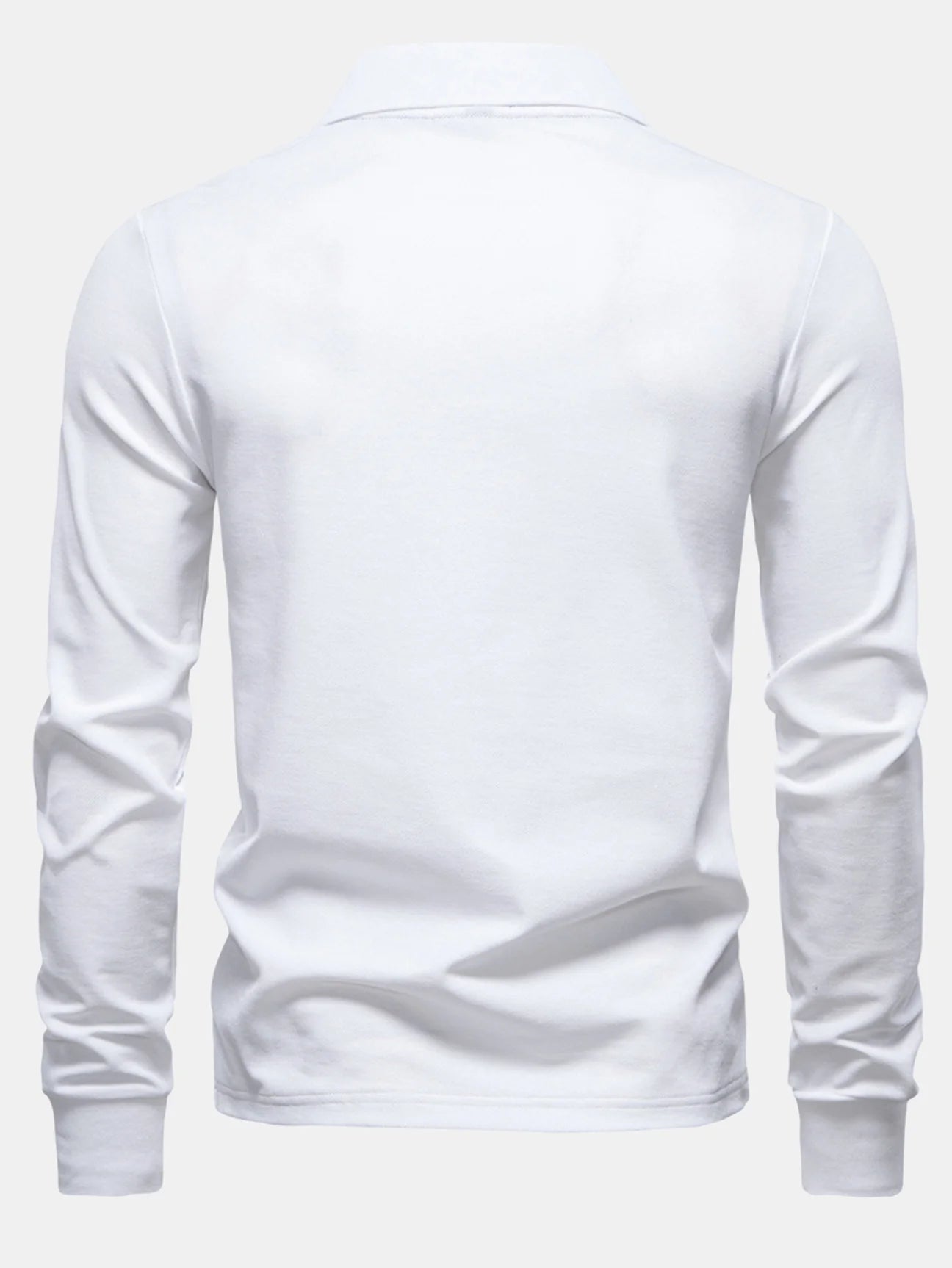 Beau Garcon | Long Sleeved Giraffe Embroidery Polo Shirt