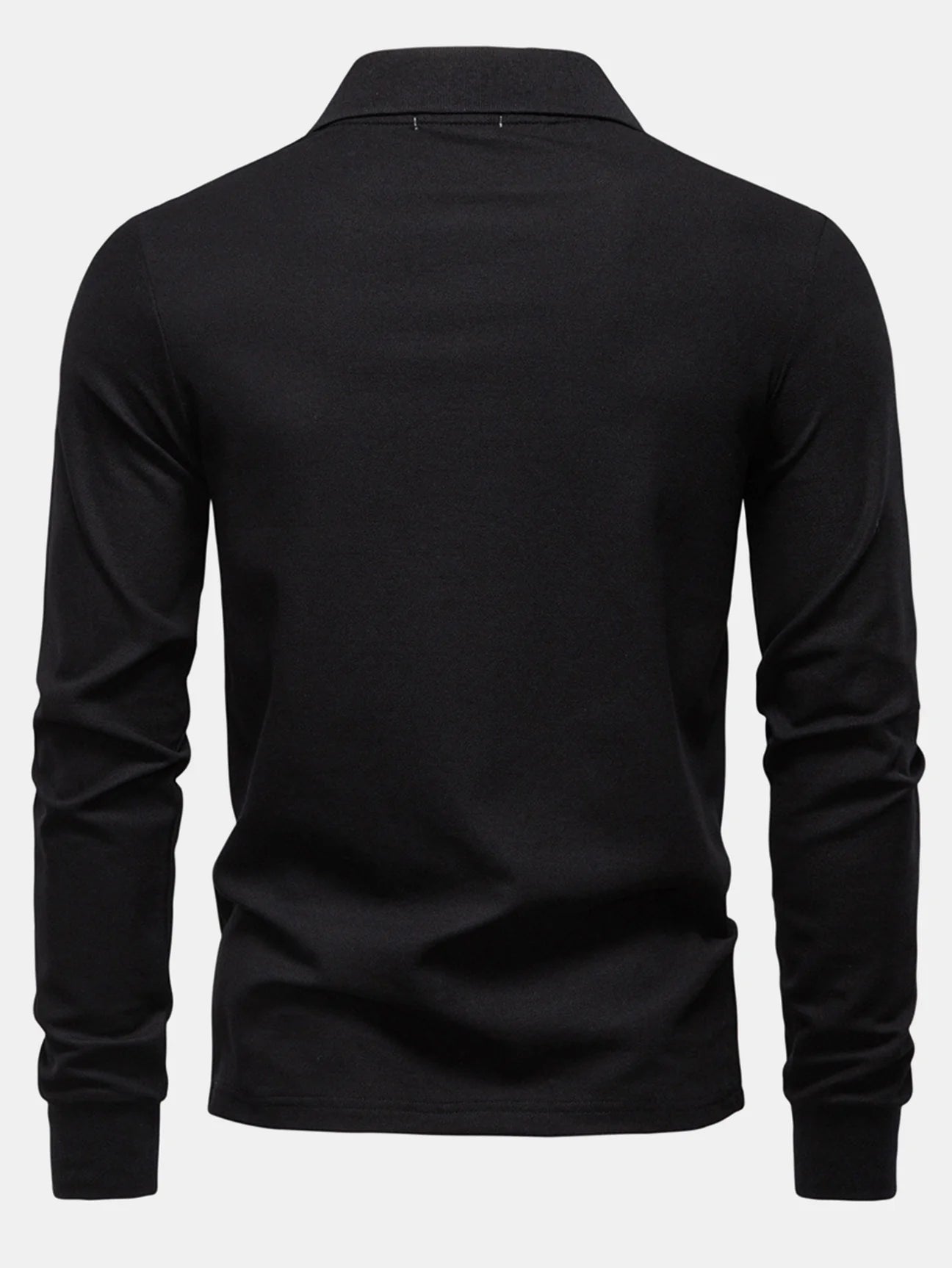 Beau Garcon | Long Sleeved Giraffe Embroidery Polo Shirt