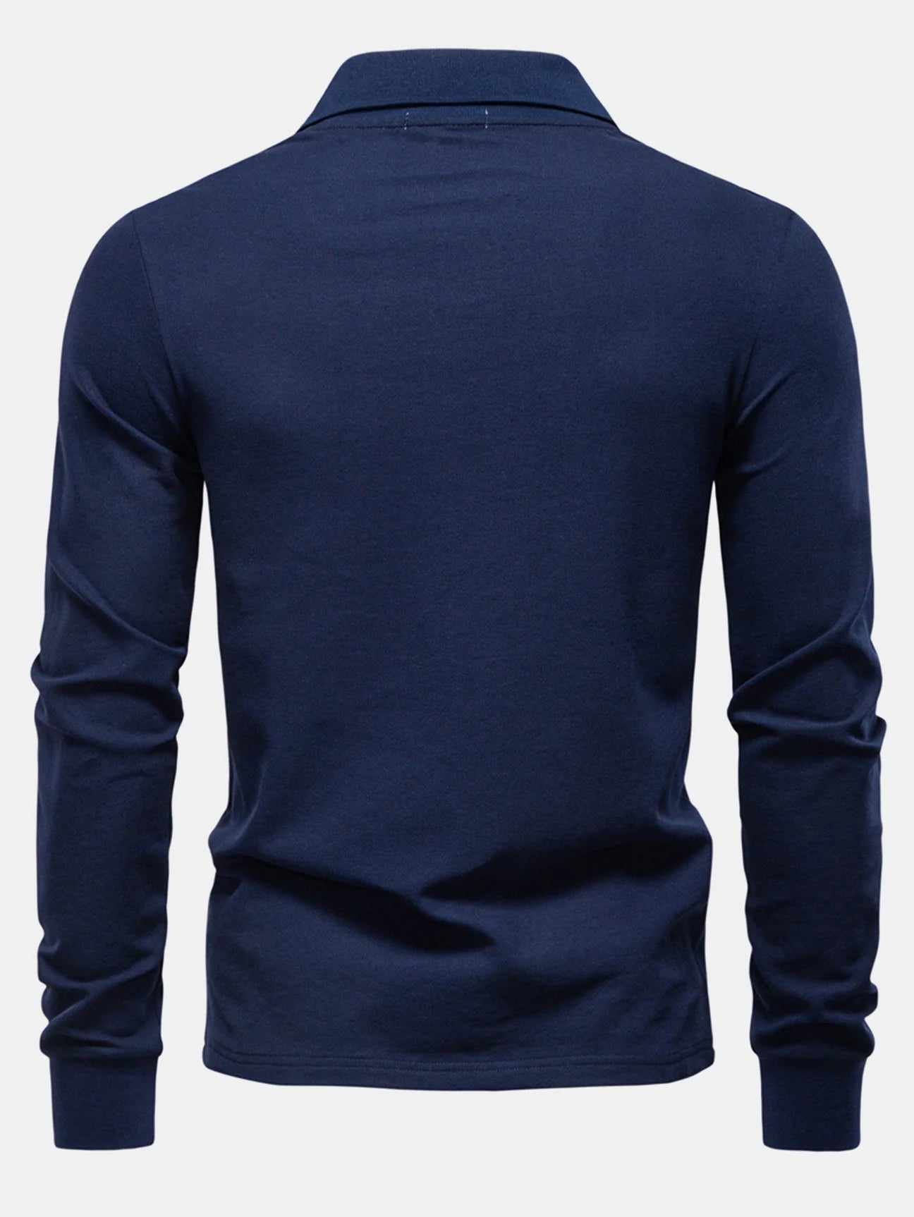 Beau Garcon | Long Sleeved Giraffe Embroidery Polo Shirt