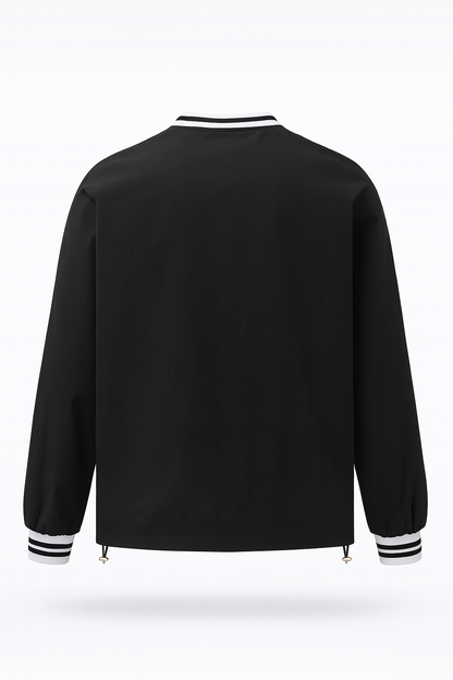 Beau Garcon | Long Sleeved Number Print V Neck Sweatshirt