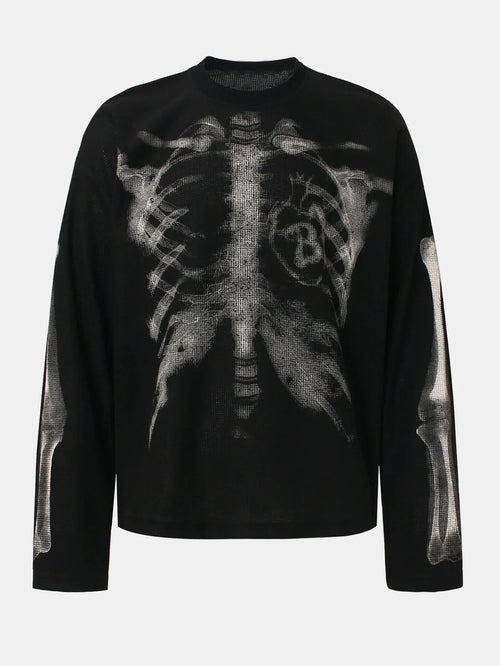 Beau Garcon | Oversize Skeleton Print T-Shirt