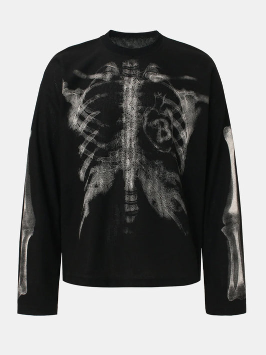 Beau Garcon | Oversize Skeleton Print T-Shirt