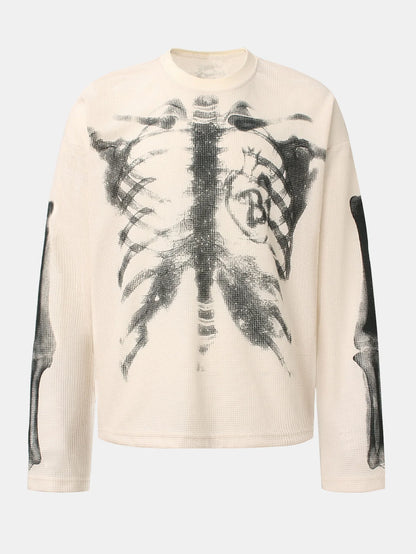 Beau Garcon | Oversize Skeleton Print T-Shirt