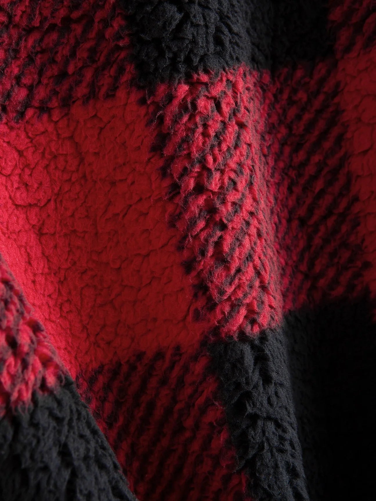 Beau Garcon | Plaid Pattern Teddy Hoodie