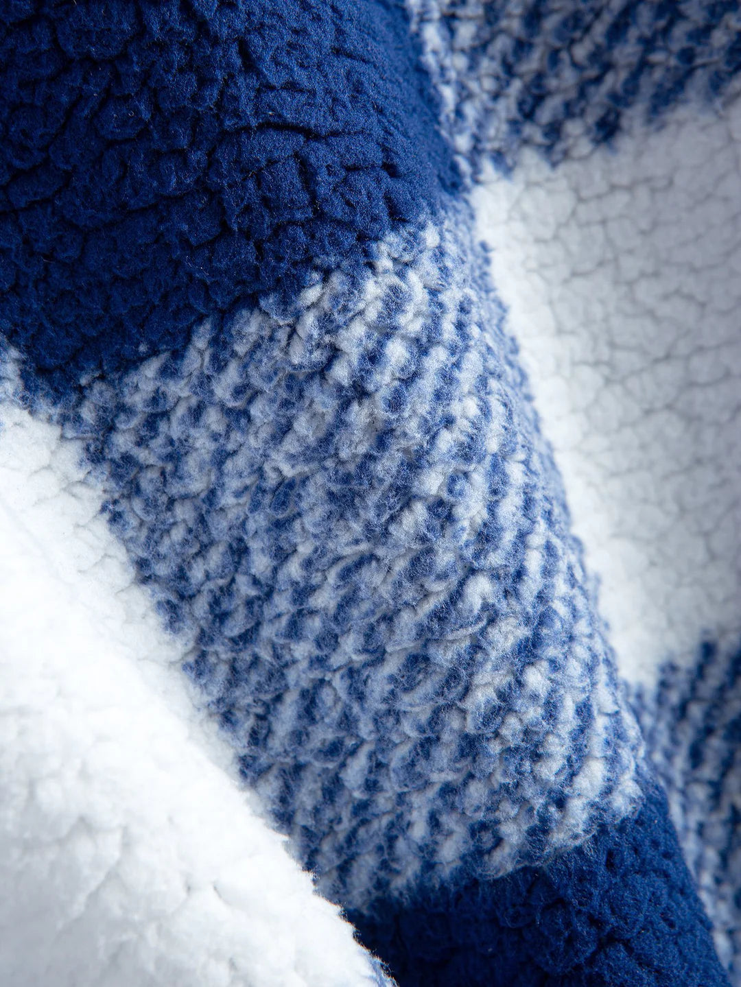 Beau Garcon | Plaid Pattern Teddy Hoodie