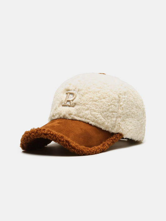 Beau Garcon | Plush Winter Warm Letter Baseball Cap