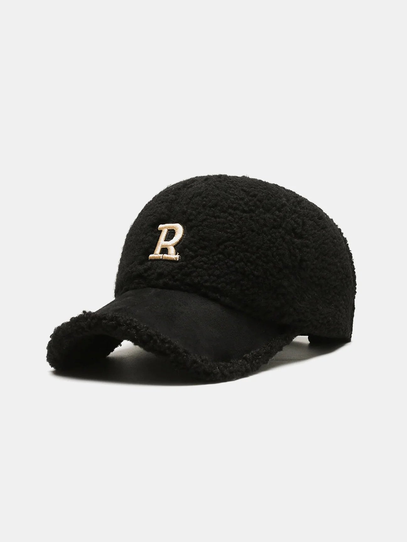 Beau Garcon | Plush Winter Warm Letter Baseball Cap