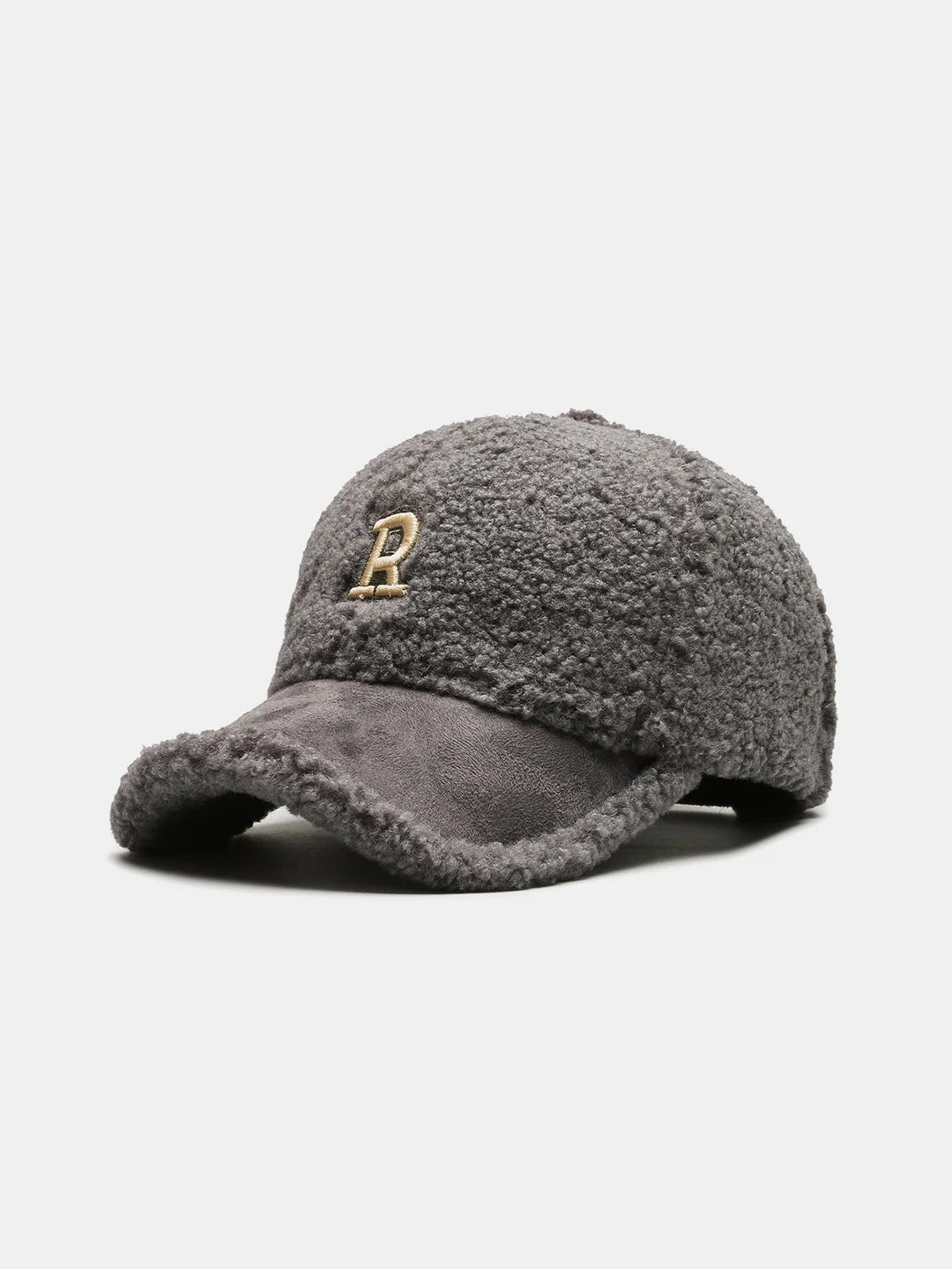 Beau Garcon | Plush Winter Warm Letter Baseball Cap