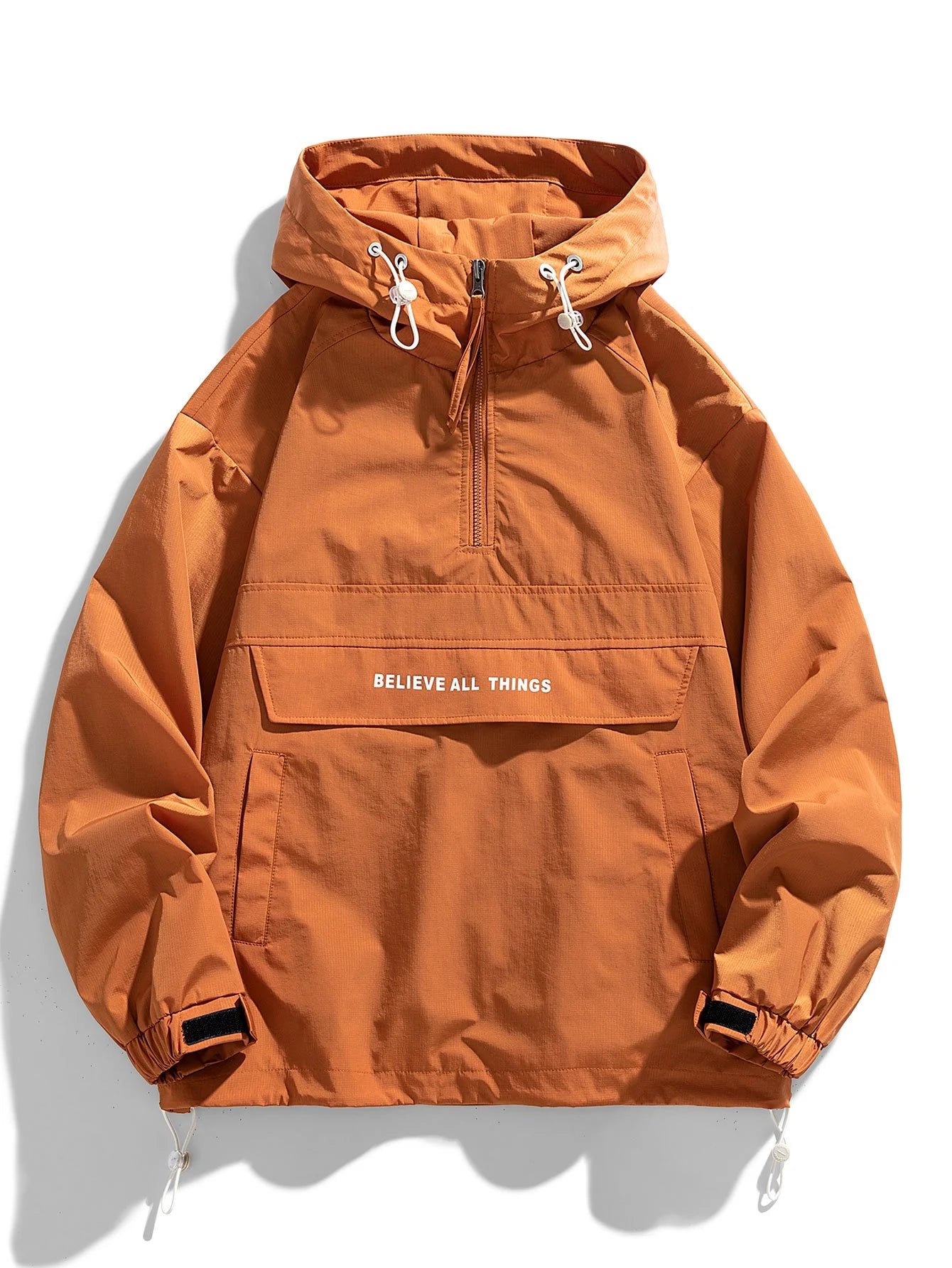 Beau Garcon | Quarter-Zip Nylon Hooded Windbreaker