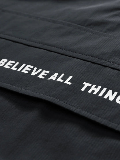 Beau Garcon | Quarter-Zip Nylon Hooded Windbreaker