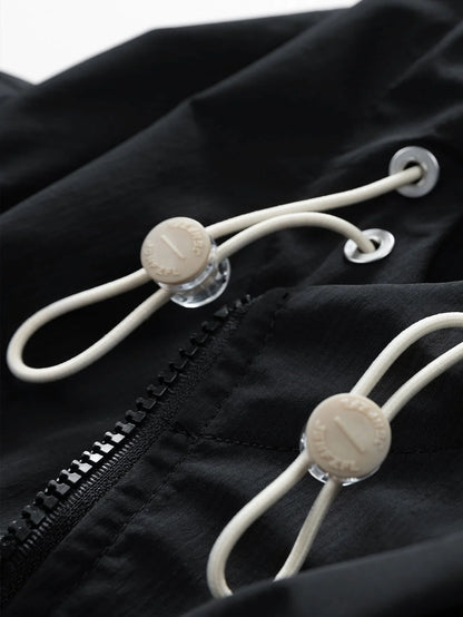 Beau Garcon | Quarter-Zip Nylon Hooded Windbreaker