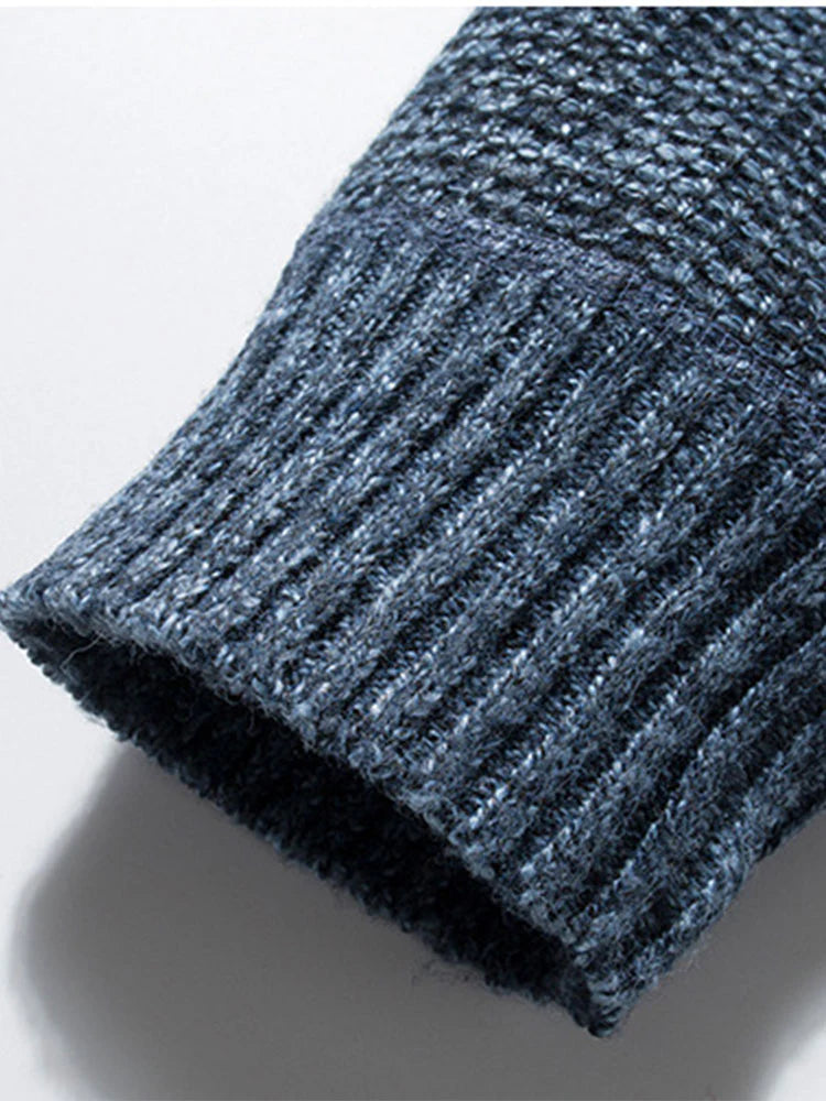 Beau Garcon | Quilted Patchwork Zip Up Sweater