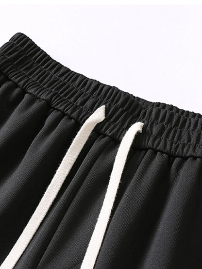 Beau Garcon | Relax Fit Cross Side Stripe Straight Leg Pants