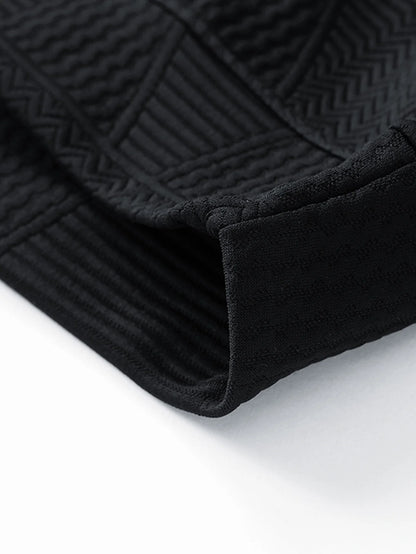 Beau Garcon | Relax Fit Geometric Jacquard Sweatshirt