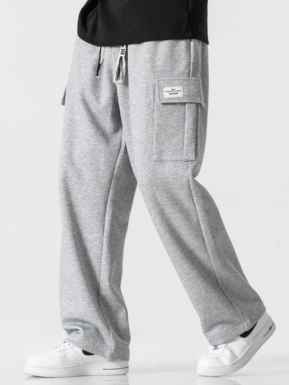 Beau Garcon | Relax Fit Straight Leg Jersey Cargo Pants