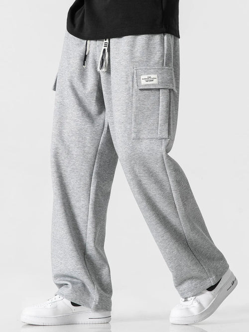 Beau Garcon | Relax Fit Straight Leg Jersey Cargo Pants