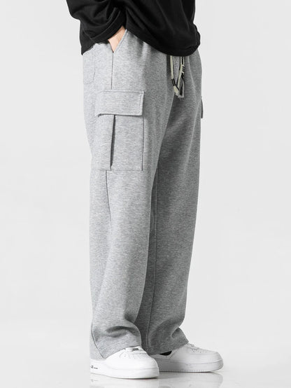 Beau Garcon | Relax Fit Straight Leg Jersey Cargo Pants