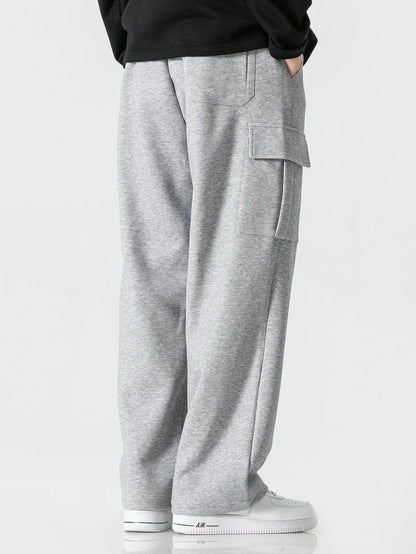 Beau Garcon | Relax Fit Straight Leg Jersey Cargo Pants