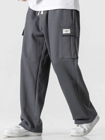 Beau Garcon | Relax Fit Straight Leg Jersey Cargo Pants
