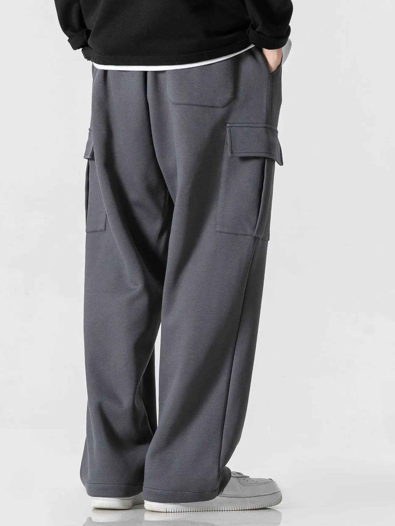 Beau Garcon | Relax Fit Straight Leg Jersey Cargo Pants