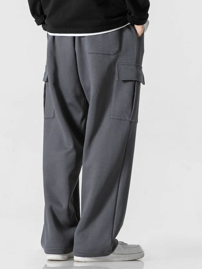 Beau Garcon | Relax Fit Straight Leg Jersey Cargo Pants