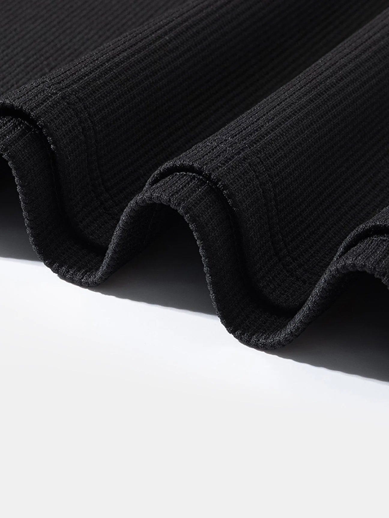 Beau Garcon | Relax Fit Waffle V Neck Sweatshirt