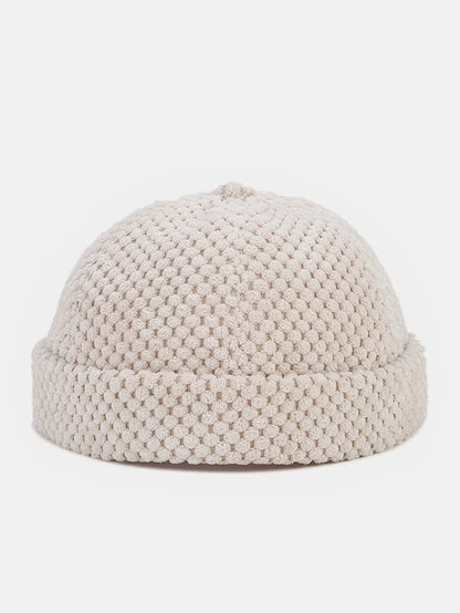 Beau Garcon | Retro Corduroy Solid Beanie Hat
